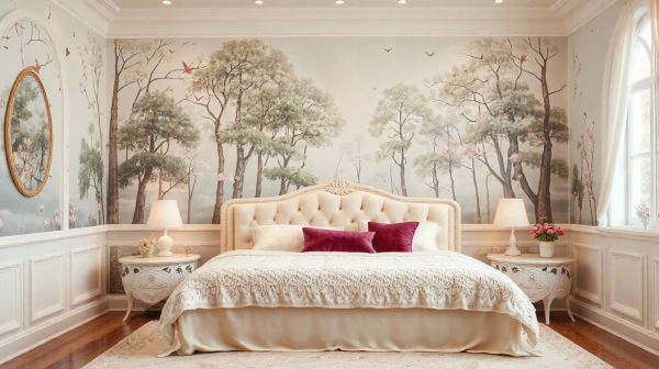 10 idées de papiers peints pour une chambre de princesse féerique