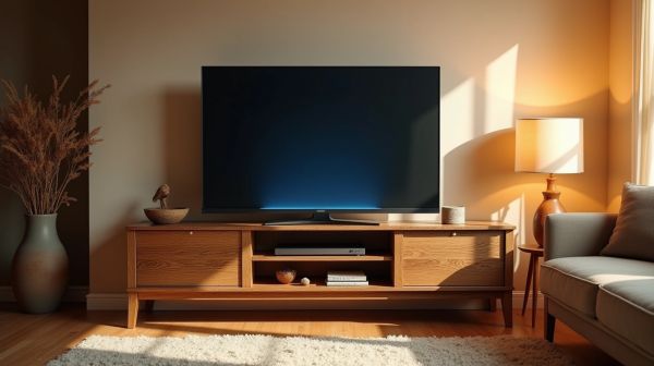 Des meubles TV en bois qui transforment votre intérieur